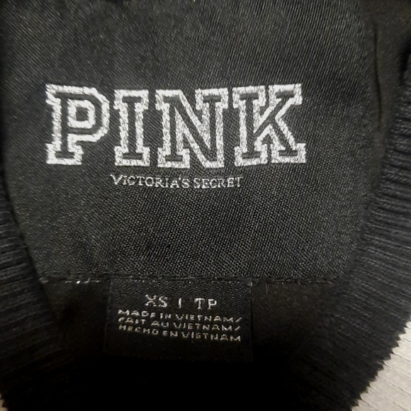 **RARE** Vintage VS PINK Studded Bomber Jacket - Picture 5 of 6